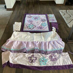 Girls Nursery Crib Bedding